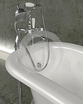 Classic roll top bath