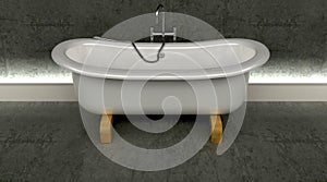 Classic roll top bath