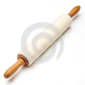 Rolling pin isolated on white background