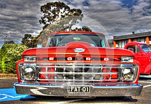 Classic 1960s American Ford pickup truck