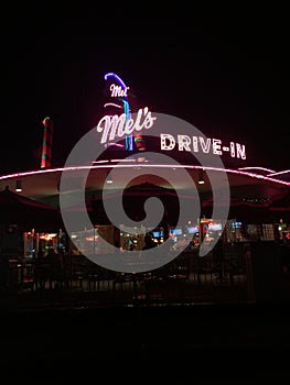 Mel`s Drive-In at Universal Studios, Orlando, Florida