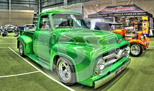 Classic 1950s Ford F100 pickup truck