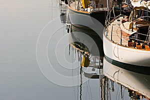 Classic sail boats