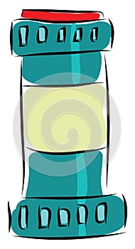 Classic salt potillustration vector