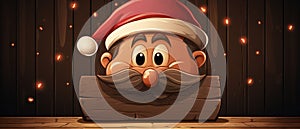 classic santa claus, the santa claus standing christmas background