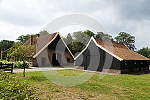 Classic Saxon farmhouse from the Twente region, the Netherlands