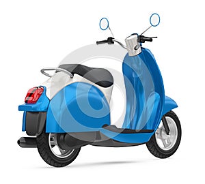 Classic Scooter Isolated