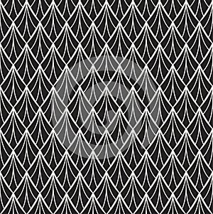 Classic Seamless Art Deco Pattern. Stylish curtain antique background.