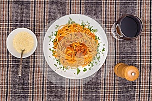 Classic spagetti bolognese