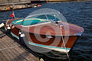 Classic speedboat