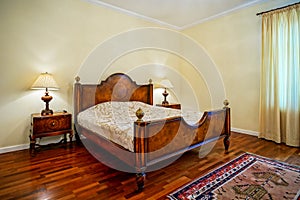 Classic style bedroom in luxury hotel