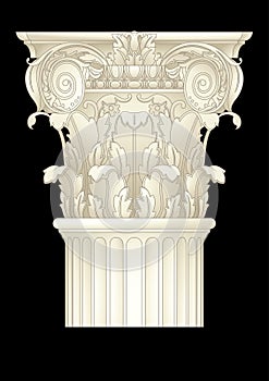 Classic style column