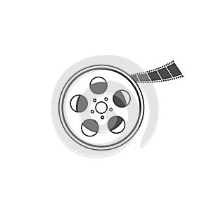 Classic style illustration of movie roll