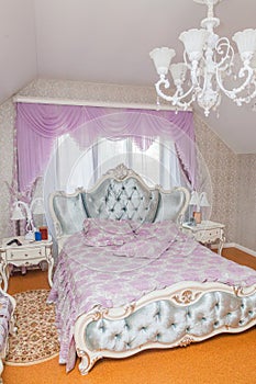 Classic style luxury bedroom interior
