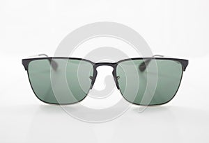 Classic sunglasses on white background