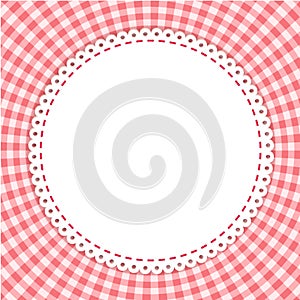 Classic tablecloth gingham background