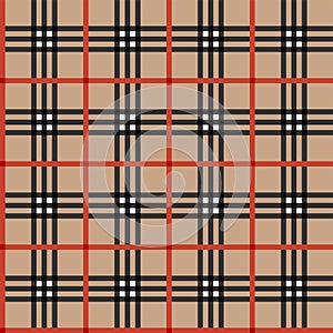 Classic tartan fabric