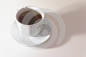 Classic tea cup with plate