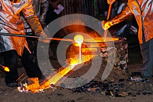 Classic technology of bell producing with melting steel in the g