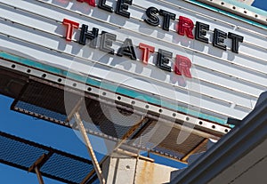 Classic theater sign