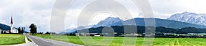 Classic Tirol view, Austria, natural landscape, summer
