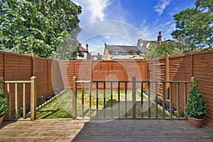 Classic town house courtyard garden renovation