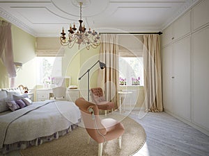 Classic Traditional Bedroom Interior Design