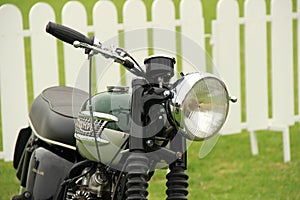 Classic triumph motorcycle