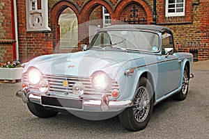 Classic triumph tr4 car photo