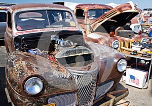 Classic Unrestored Ford Automobiles