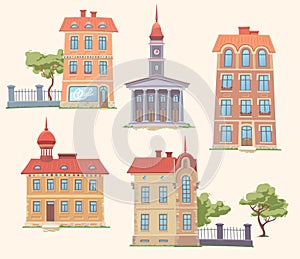 Classic Vector Buildings Set