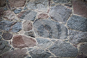 Classic vignette stone wall background
