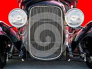 Classic Vintage Hot Rod Car Automobile front