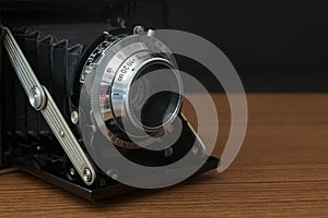 Classic Vintage Medium Format Folding Camera with A 120mm Film