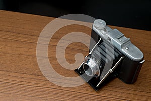 Classic Vintage Medium Format Folding Camera with A 120mm Film