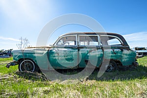 Classic Vintage Wagon, Junkyard Car