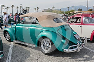 Classic Volkswagen Beetle Car on display