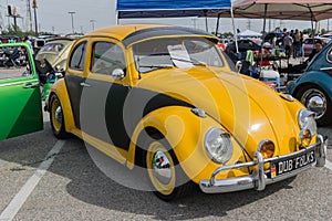 Classic Volkswagen Beetle Car on display