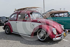 Classic Volkswagen Beetle Car on display