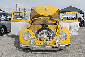 Classic Volkswagen Beetle Car on display