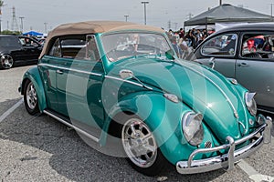 Classic Volkswagen Beetle Car on display