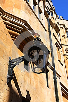 The classic wall lamp in Windsor Castle