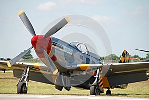 Classic wartime airplane