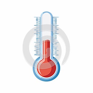 Classic Weather Thermometer Vector Icon