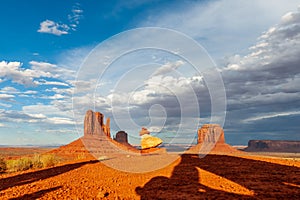 Classic western imagery at Monument Valley