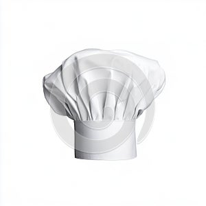 Classic White Chef Hat Isolated
