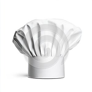 Classic White Chef Hat Isolated