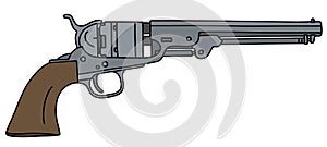 Classic wild west revolver
