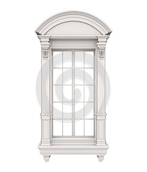 Classic Window Frame Isolated