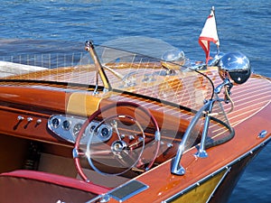 Classic wooden boat